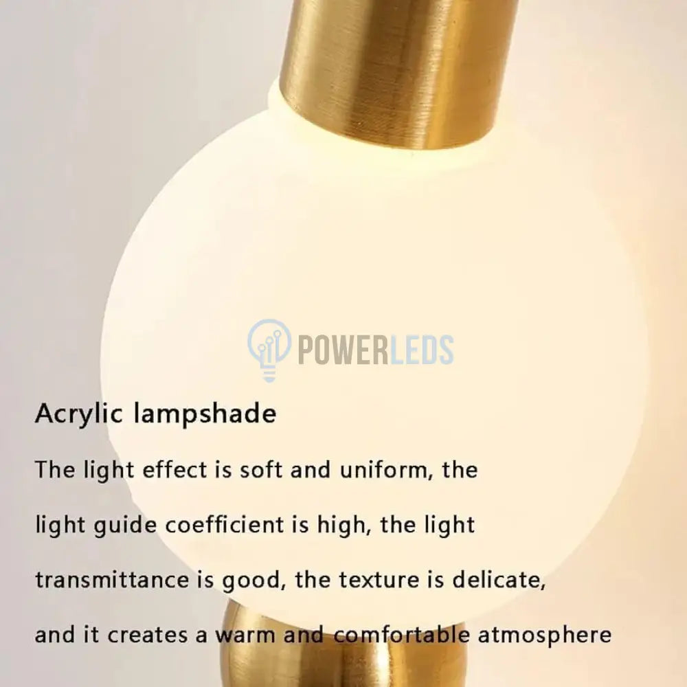 Aplica LED RFAN 60W, Auriu/Alb W1001 powerleds.ro