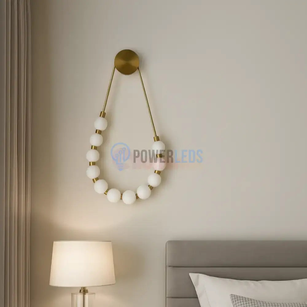Aplica LED RFAN 60W Auriu/Alb W1001 AURIE / APLICA / APLICA PERETE Wall Light Fixtures