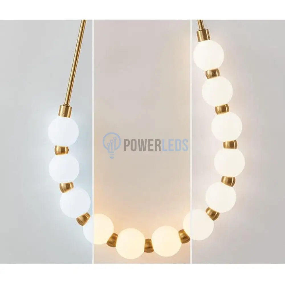 Aplica LED RFAN 60W, Auriu/Alb W1001 powerleds.ro