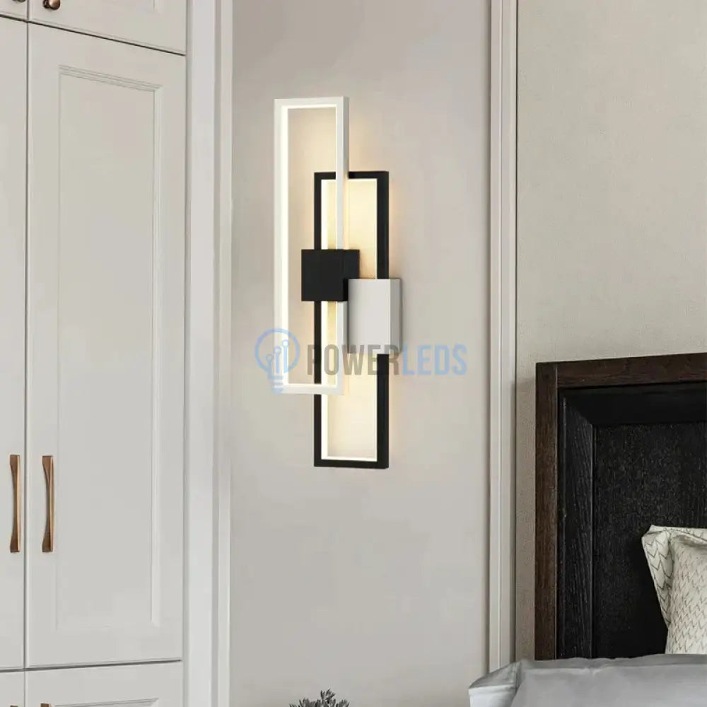 Aplica Led Havana 30W Negru + Alb Wall Light Fixtures