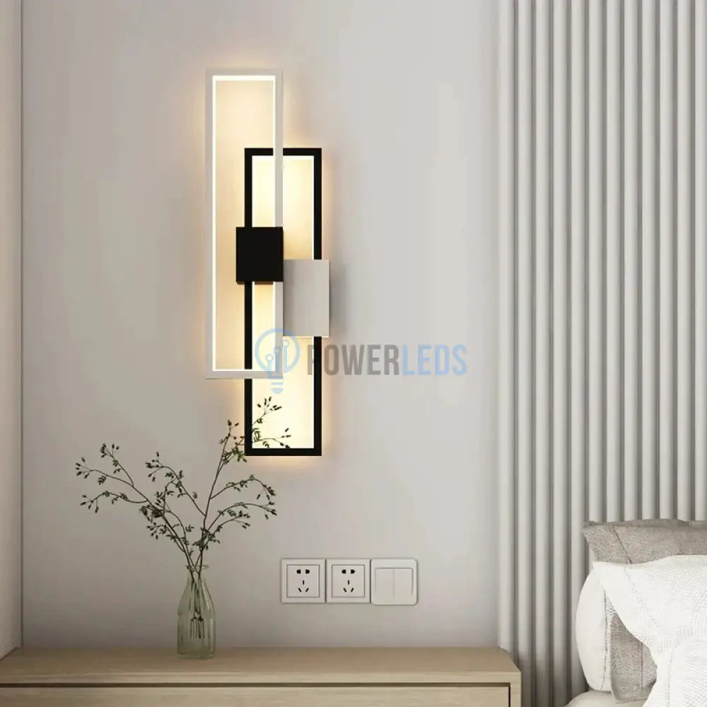 Aplica Led Havana 30W Negru + Alb Wall Light Fixtures