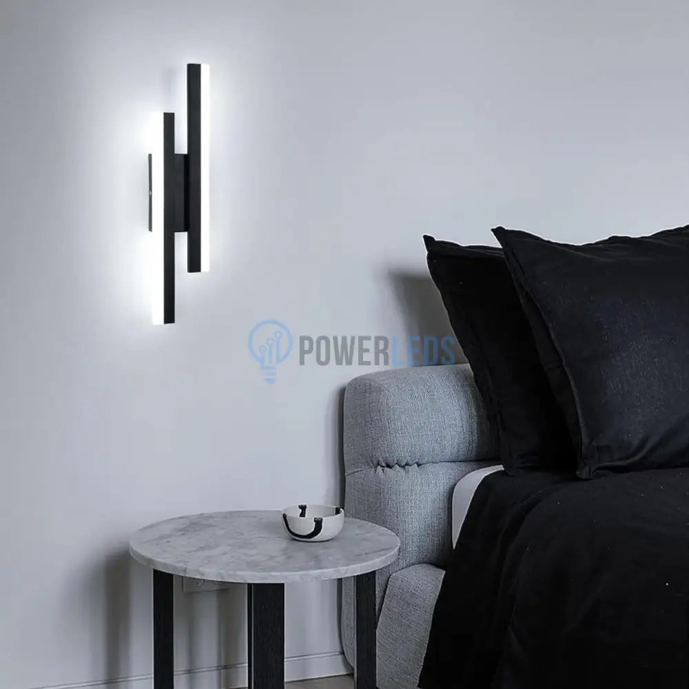 Aplica Led Linnes 12W Neagra Wall Light Fixtures