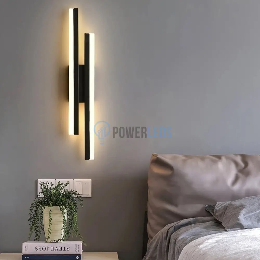 Aplica Led Linnes 12W Neagra Wall Light Fixtures