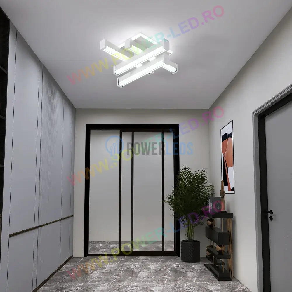 Aplica Led Linnes Square 62W Alba Echivalent 300W Wall Light Fixtures