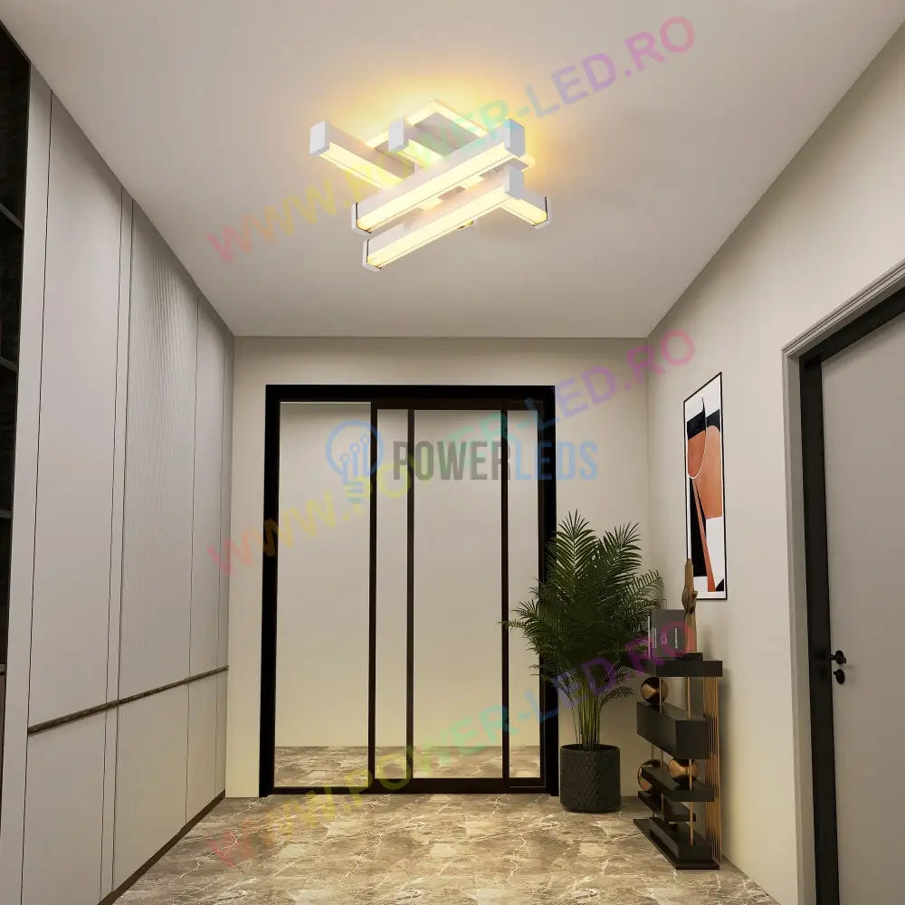 Aplica Led Linnes Square 62W Alba Echivalent 300W Wall Light Fixtures