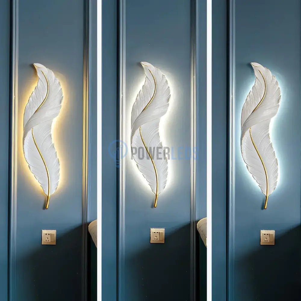 Aplica Led Luxury Feather 25W 63Cm Wall Light Fixtures