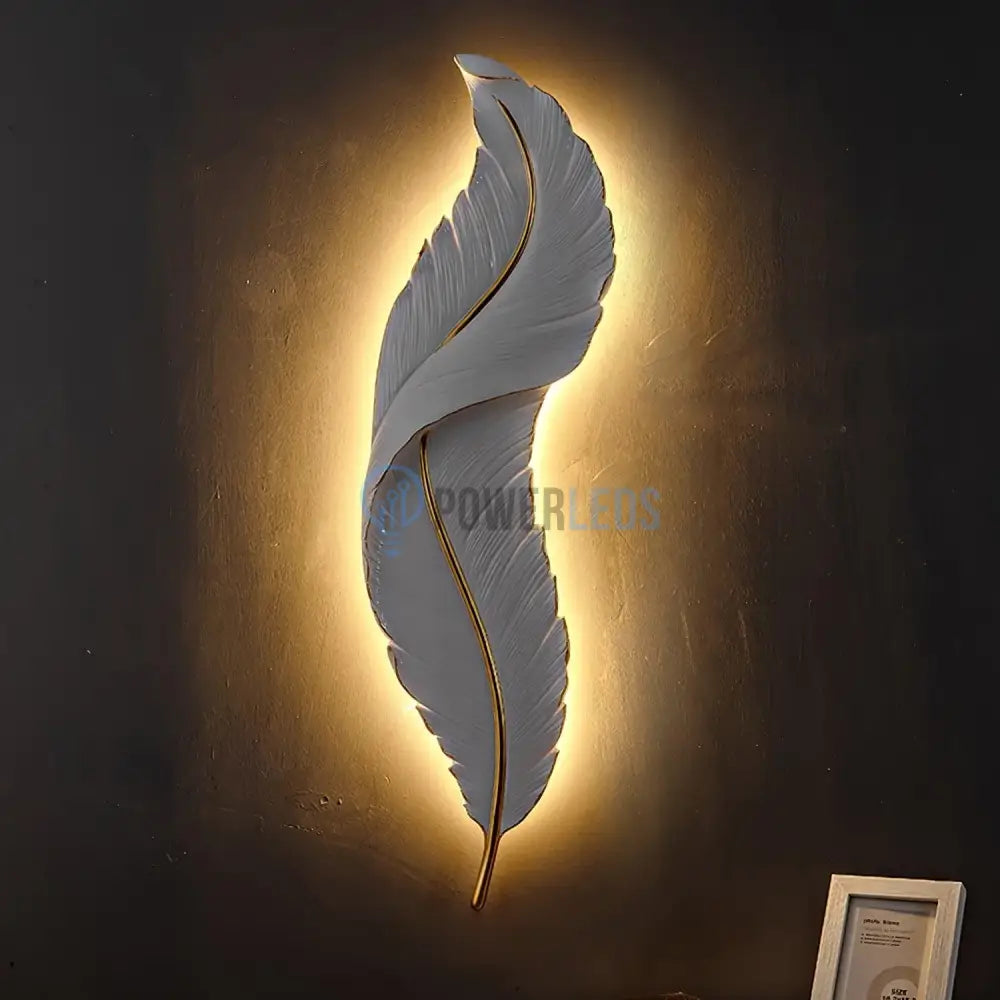 Aplica Led Luxury Feather 25W 63Cm Wall Light Fixtures