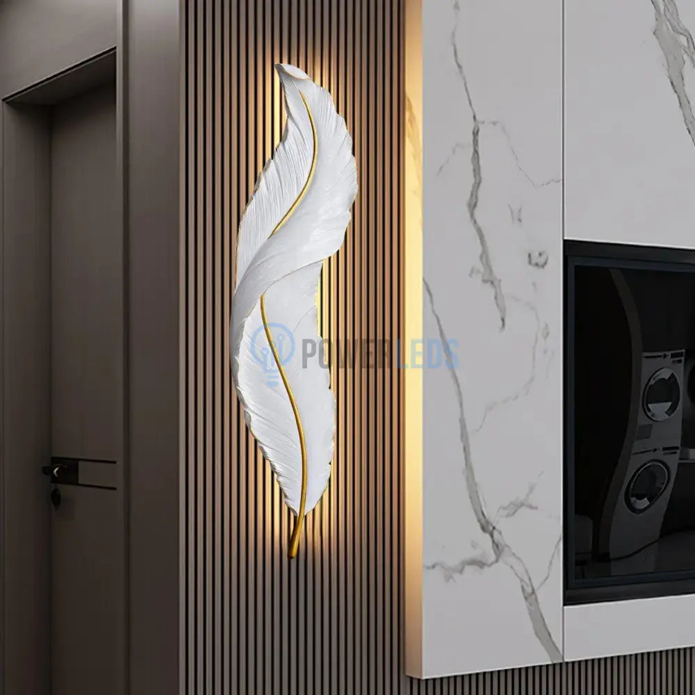 Aplica Led Luxury Feather 25W 63Cm Wall Light Fixtures