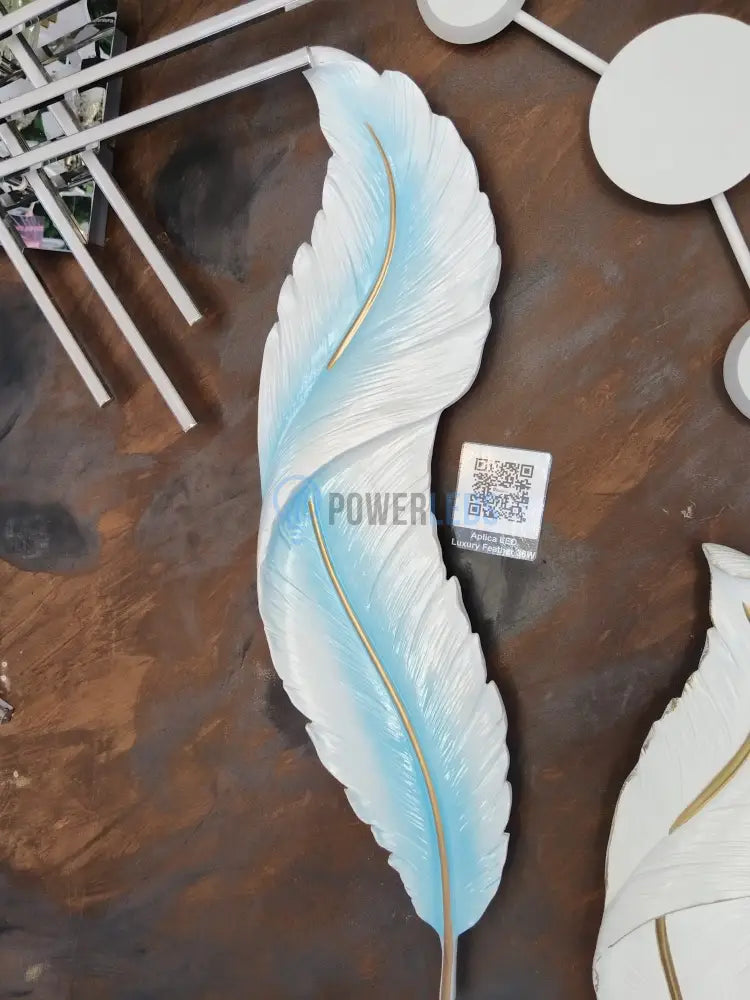 Aplica Led Luxury Feather 36W 87Cm Blue Sky Wall Light Fixtures