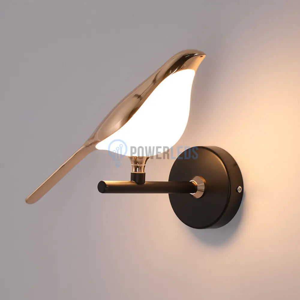 Aplica Led Luxury Golden Swallow Wall Light Fixtures