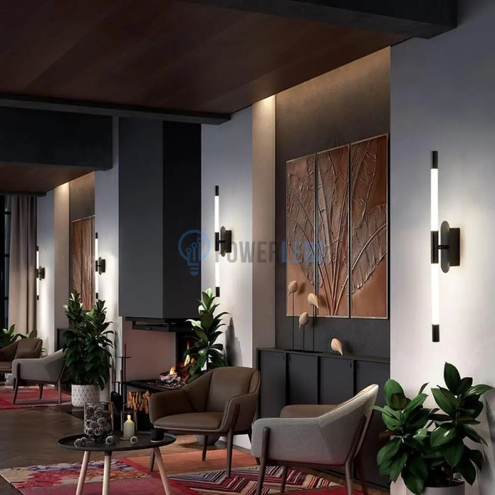 Aplica LED MARBA Black 80CM Wall Light Fixtures