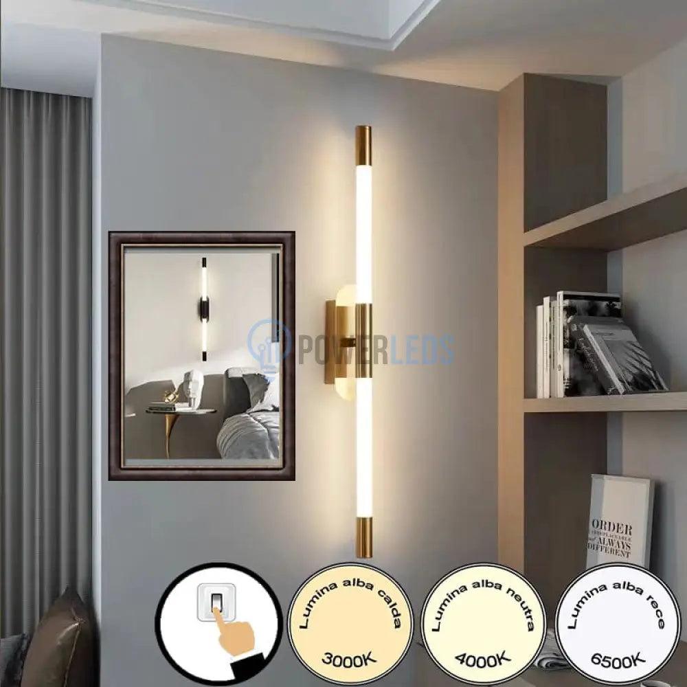 Aplica LED MARBA Gold 80CM Wall Light Fixtures