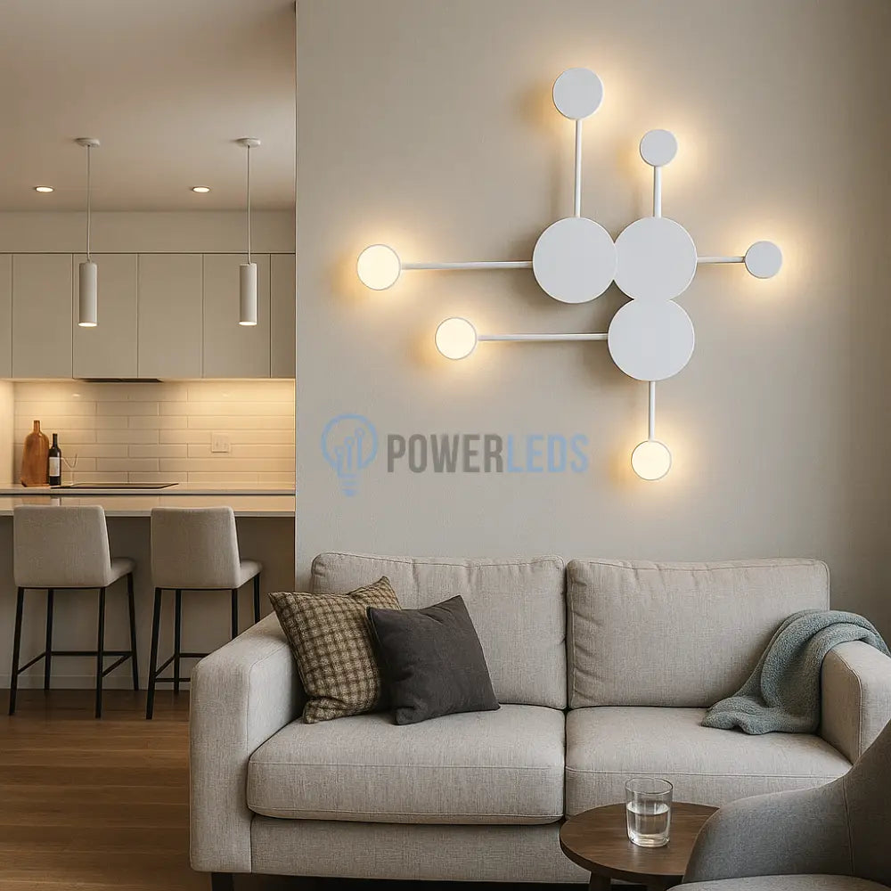 Aplica LED Modern Style-6 Alb Echivalent 200W ALBA / MINIMALIST DESIGN Lighting Fixtures