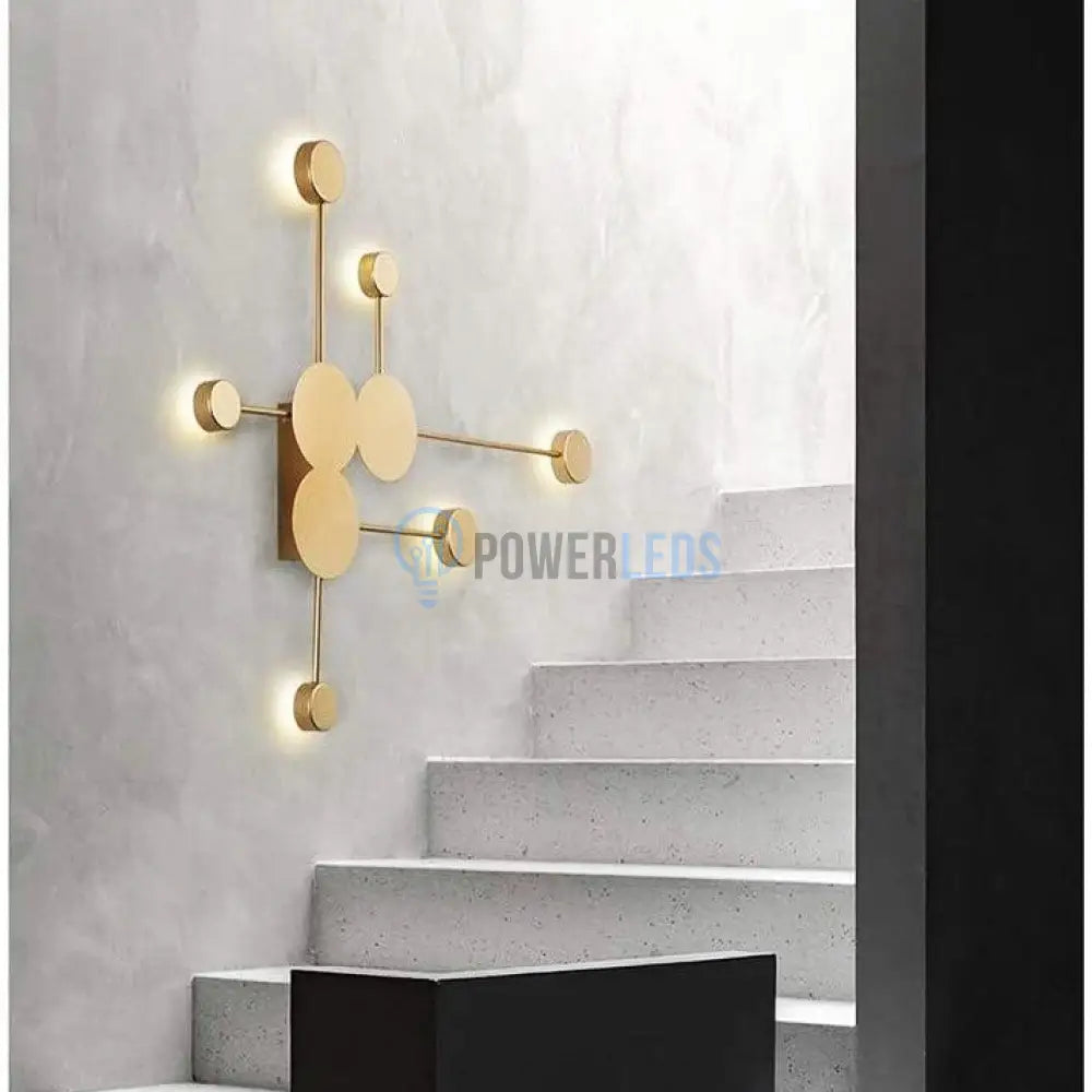 Aplica LED Modern Style-6 Gold Echivalent 200W AURIE / MINIMALIST DESIGN