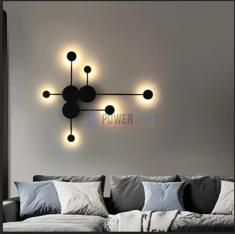 Aplica Led 45W Modern Style-6 Negru Ceiling Light Fixtures