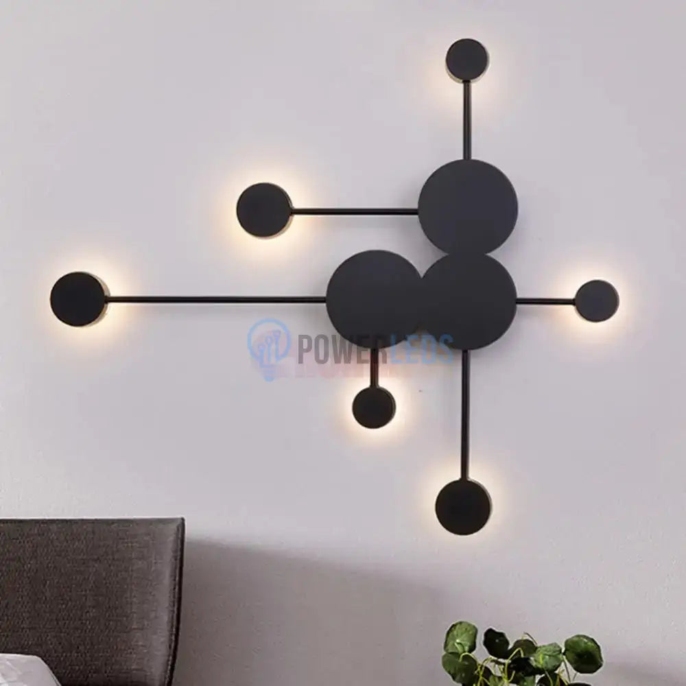 Aplica LED Modern Style-6 Negru Echivalent 200W NEAGRA / MINIMALIST DESIGN Ceiling Light Fixtures