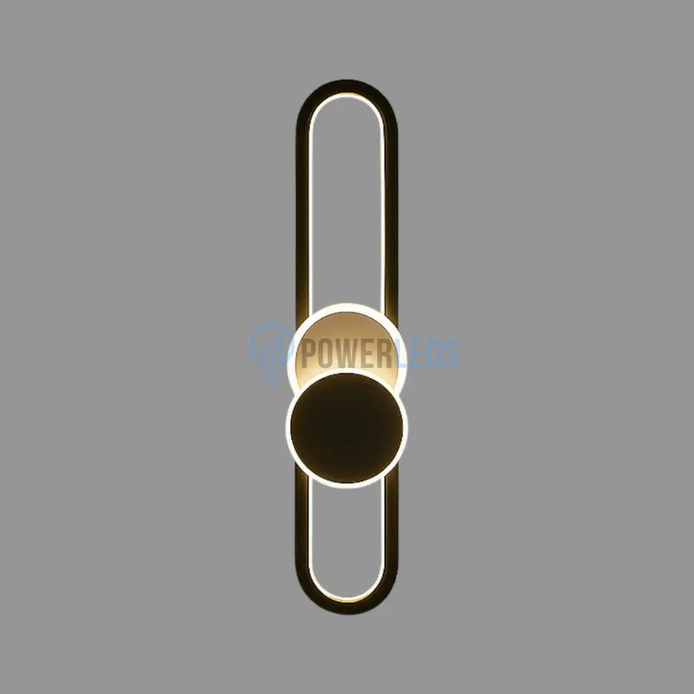 Aplica LED MOZZY 80cm Black Echivalent 90W Wall Light Fixtures