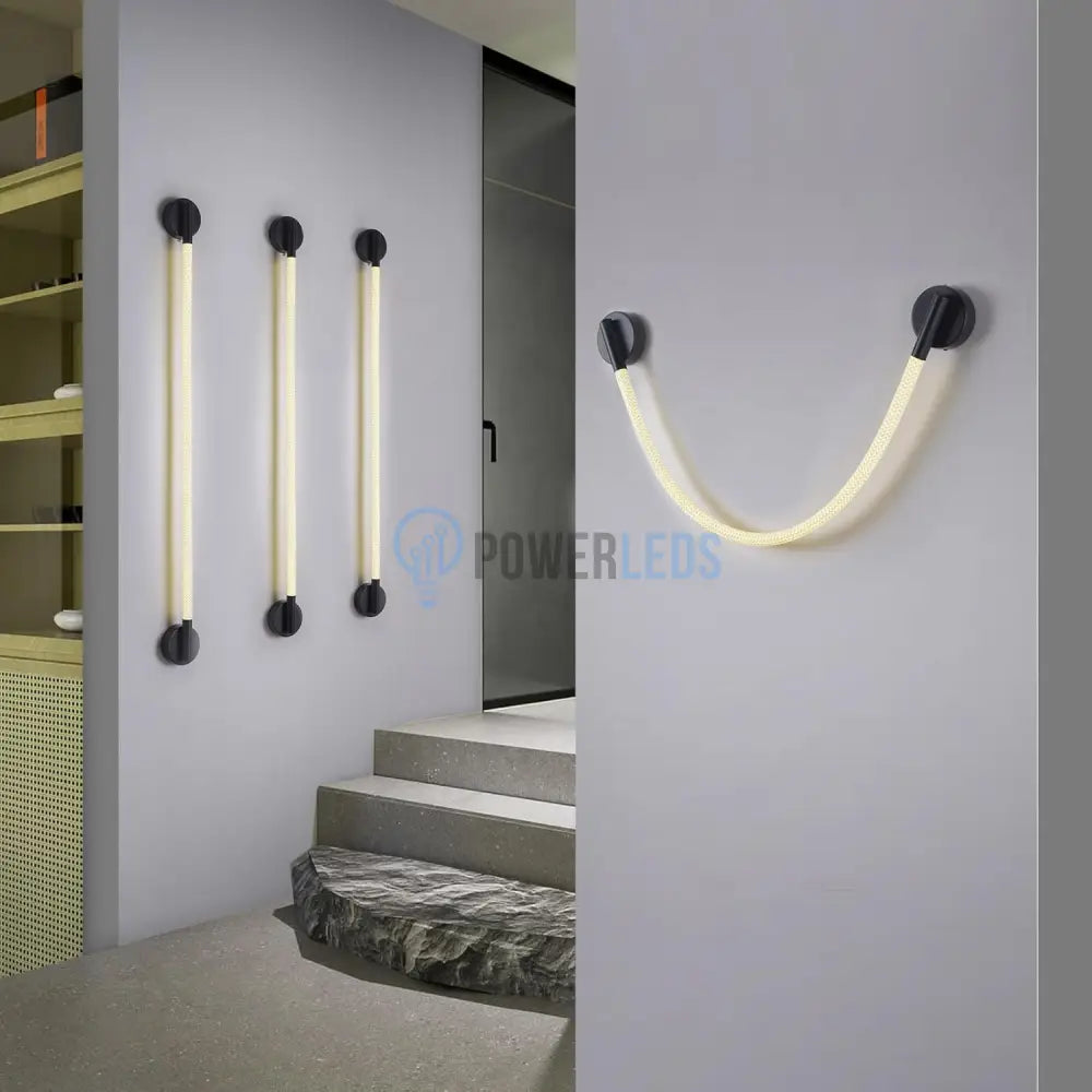 Aplica LED Nordic Style Light Rope Tube G4011 Black powerleds.ro