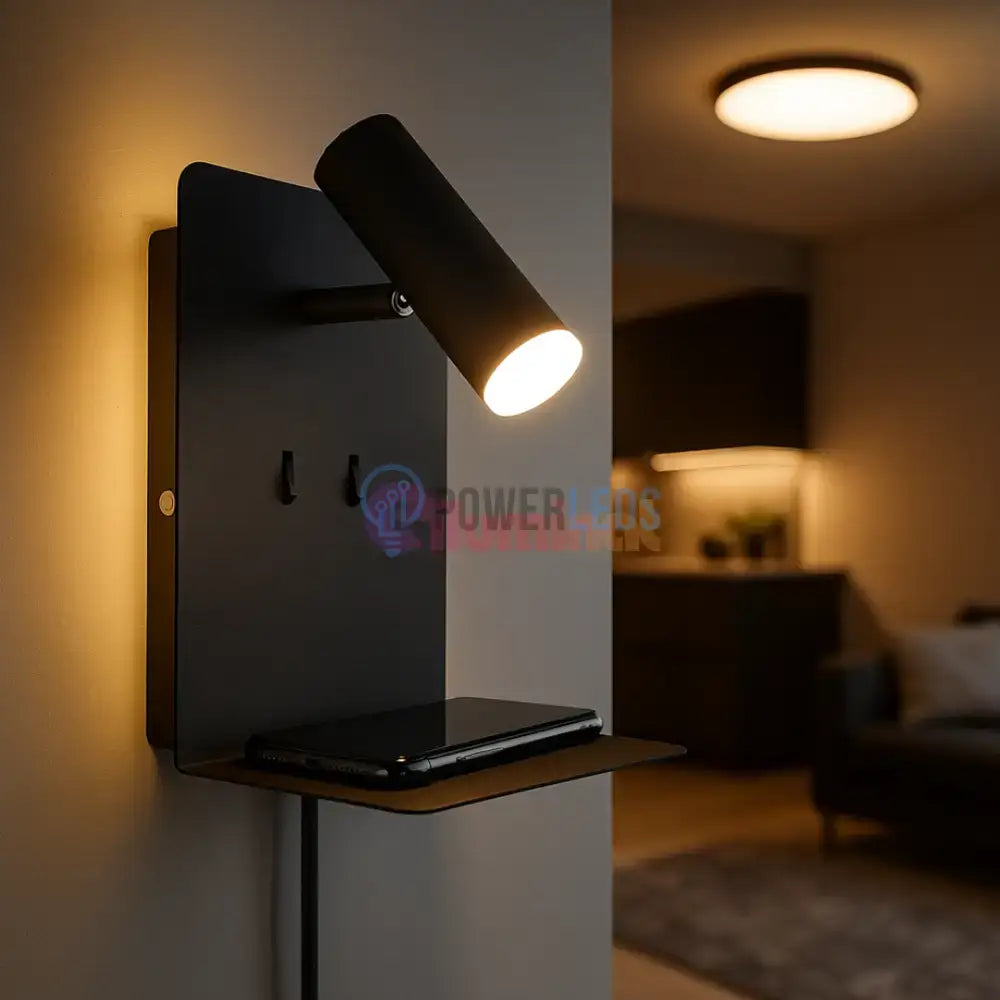 Aplica Perete ELEMENT cu Incarcare USB powerleds.ro