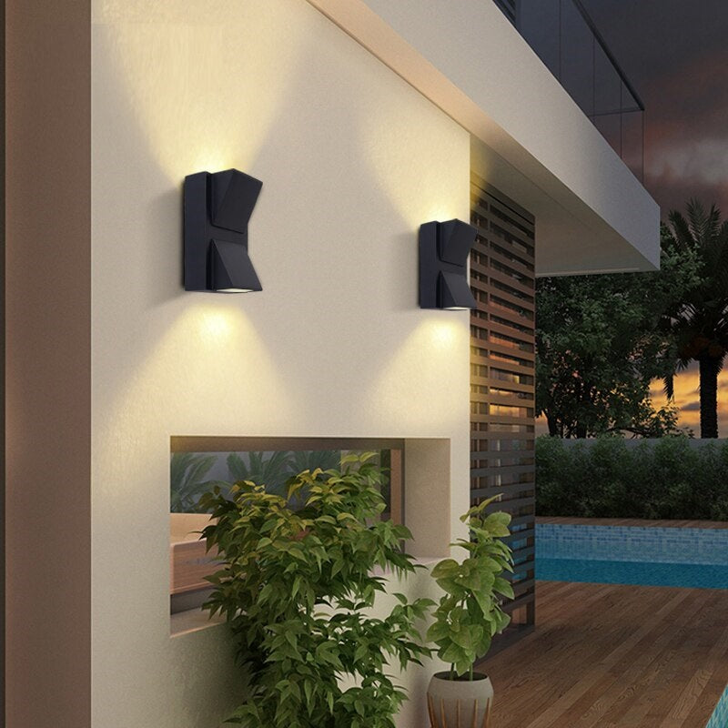 Aplica LED Exterior 2x5W V1 Neagra