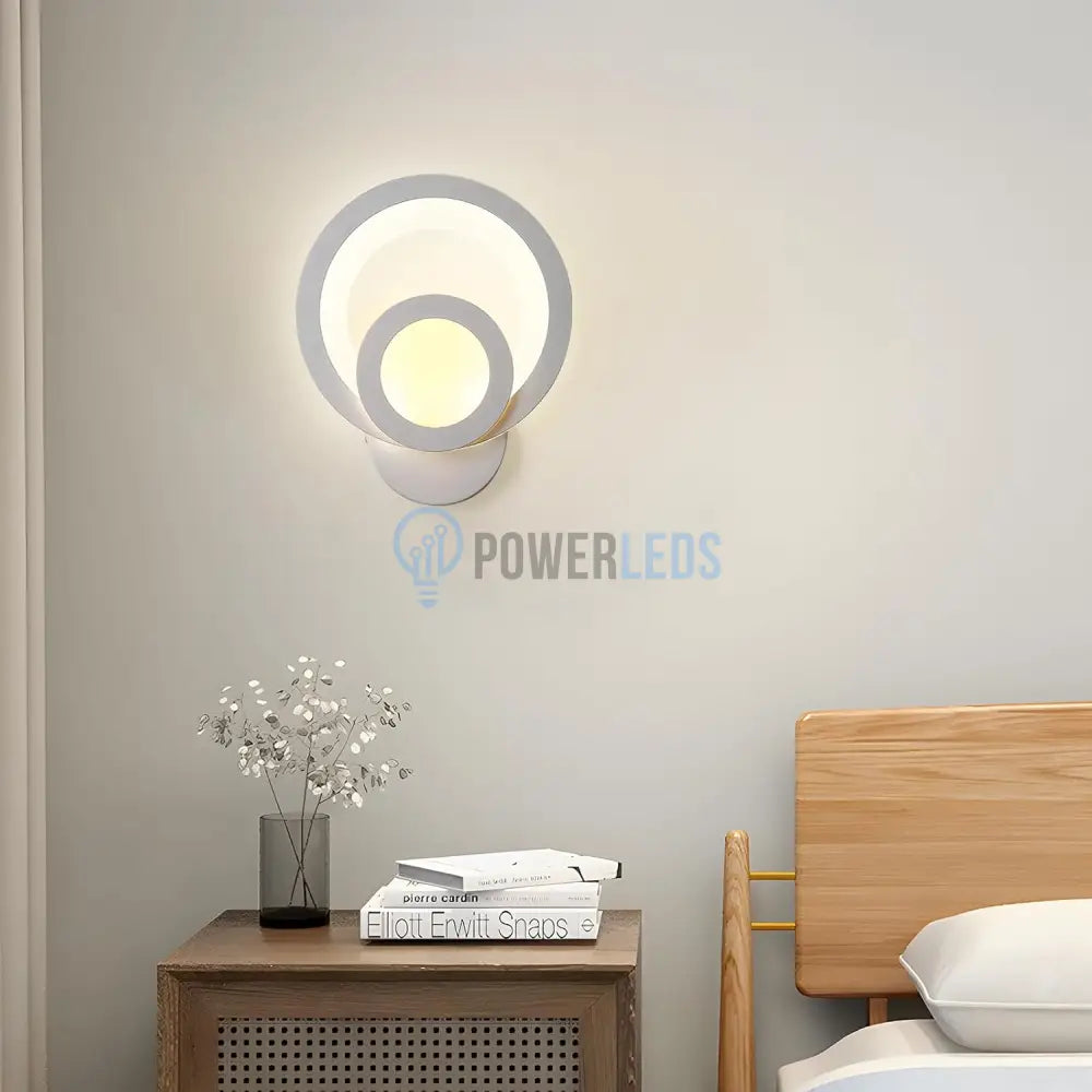 Aplica LED Perete MUSE Alba Echivalent 100W APLICA PERETE / ALBA / CIRCLE DESIGN Wall Light Fixtures