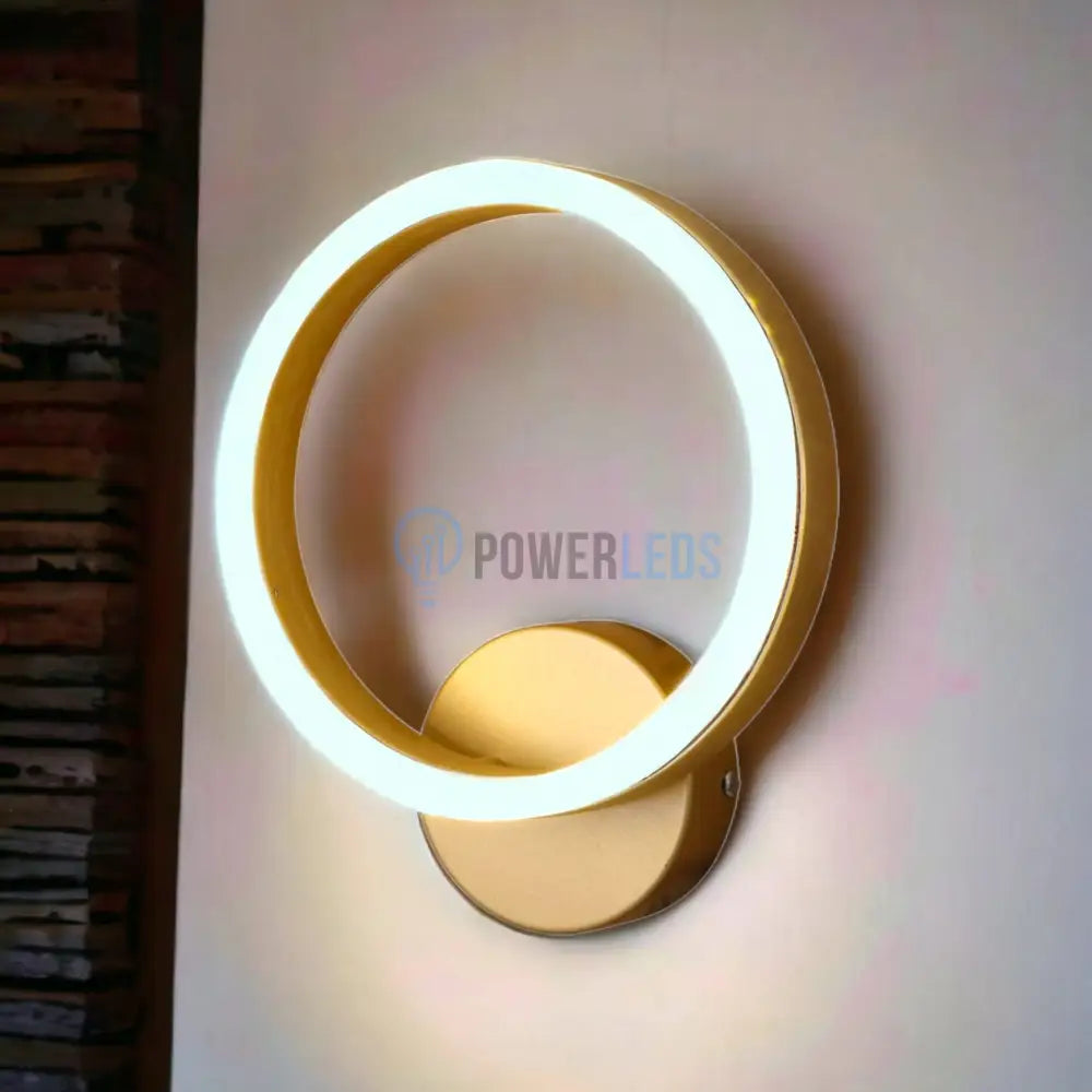 Aplica Led Premium Circle Gold Design 5208 Wall Light Fixtures