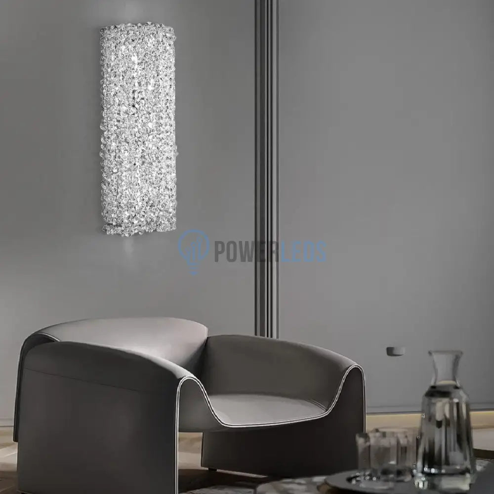 Aplica LED RAFO Silver Cristal CHROME / CRISTAL Wall Light Fixtures
