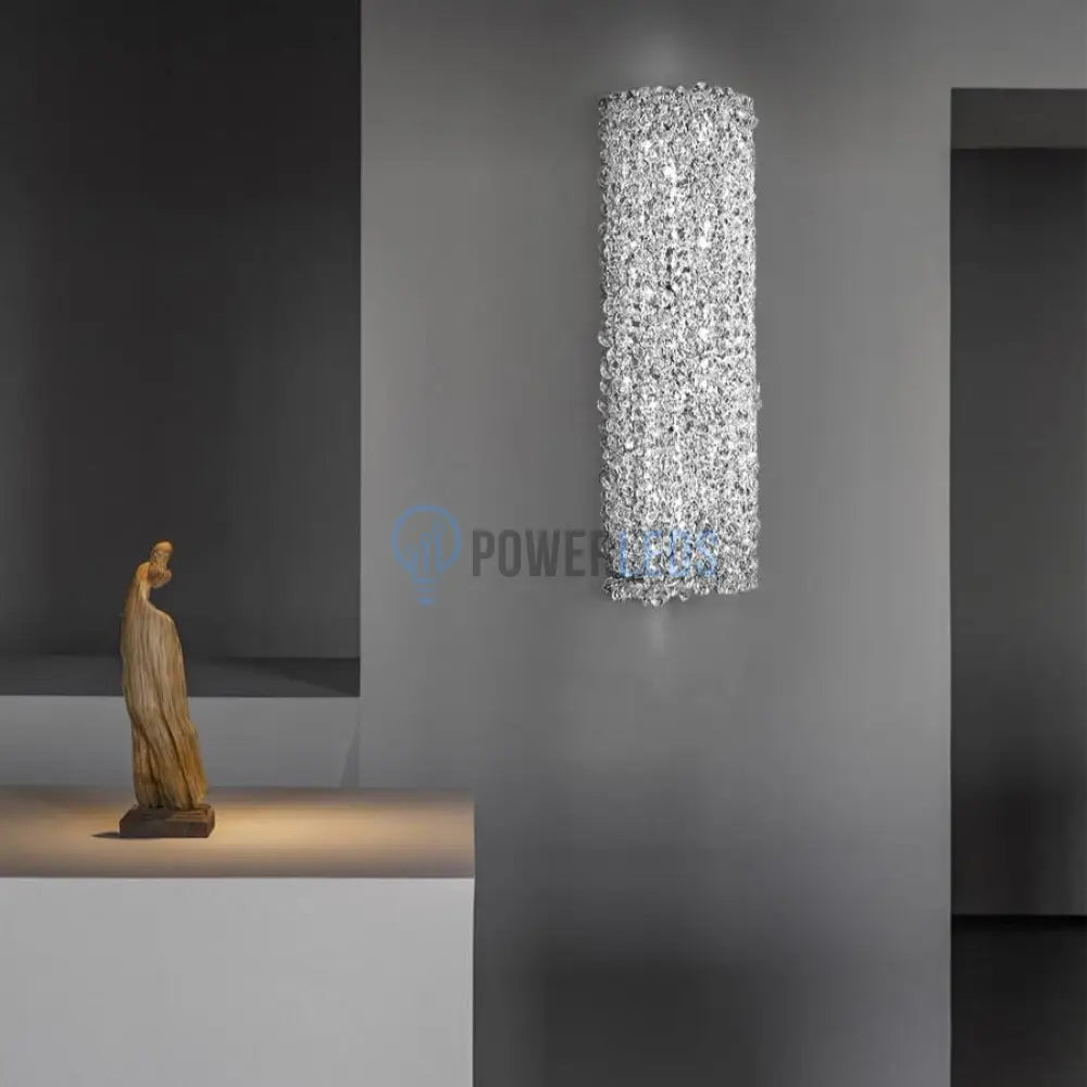 Aplica LED RAFO Silver Cristal CHROME / CRISTAL Wall Light Fixtures