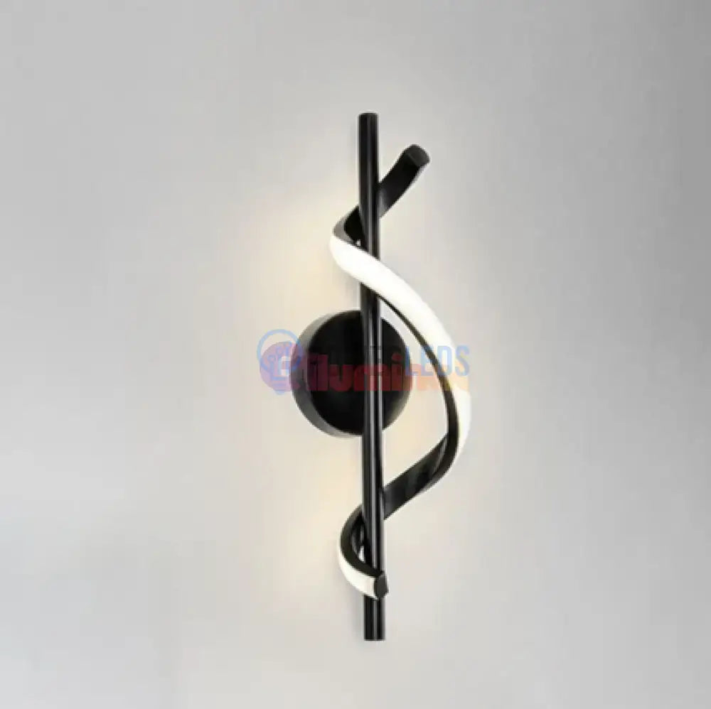 Aplica LED ROKO 10W Neagra Echivalent 120W powerleds.ro