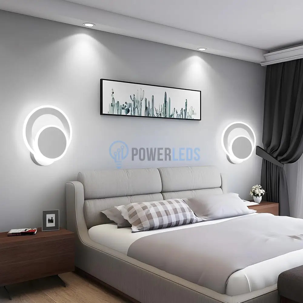 Aplica LED Round Reglabila Alba Echivalent 150W ALBA / CIRCLE DESIGN / APLICA PERETE Wall Light Fixtures