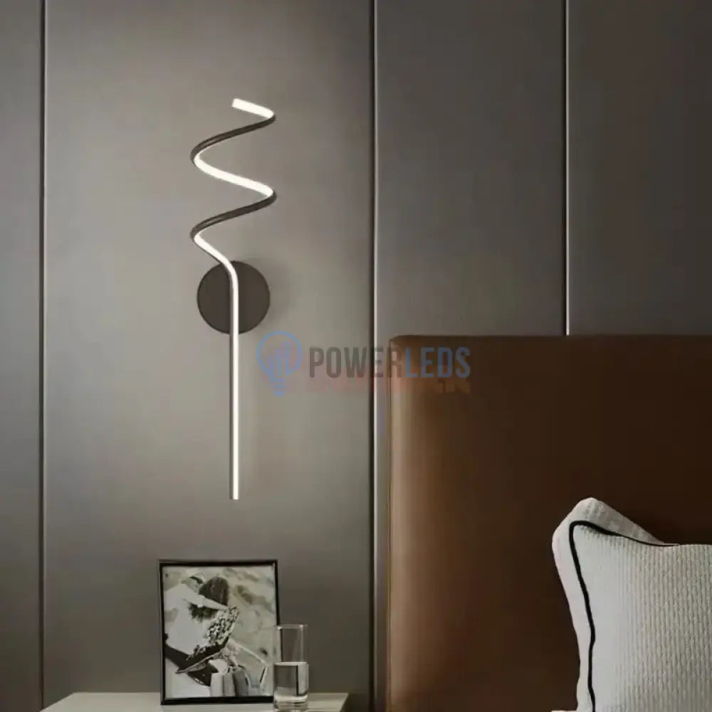 Aplica Led Serpent Black 44W Wall Light Fixtures
