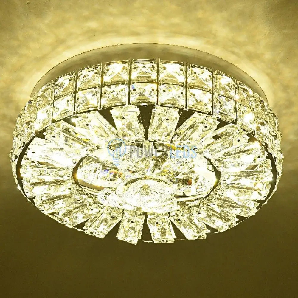 Aplica Led 48W Silver Sparkle Lighting Fixtures