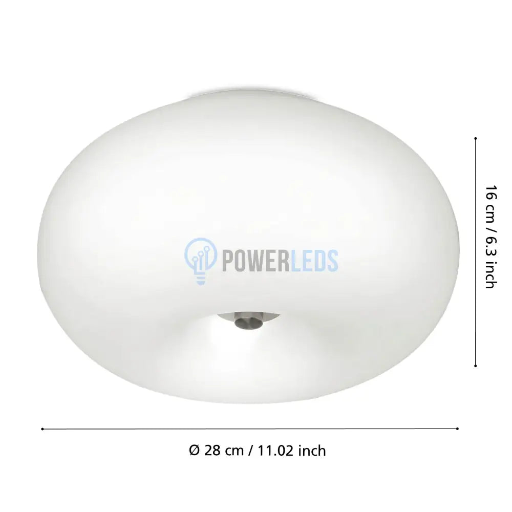 Aplica/Lustra OPTICA White Ø28CM Eglo Lighting Fixtures