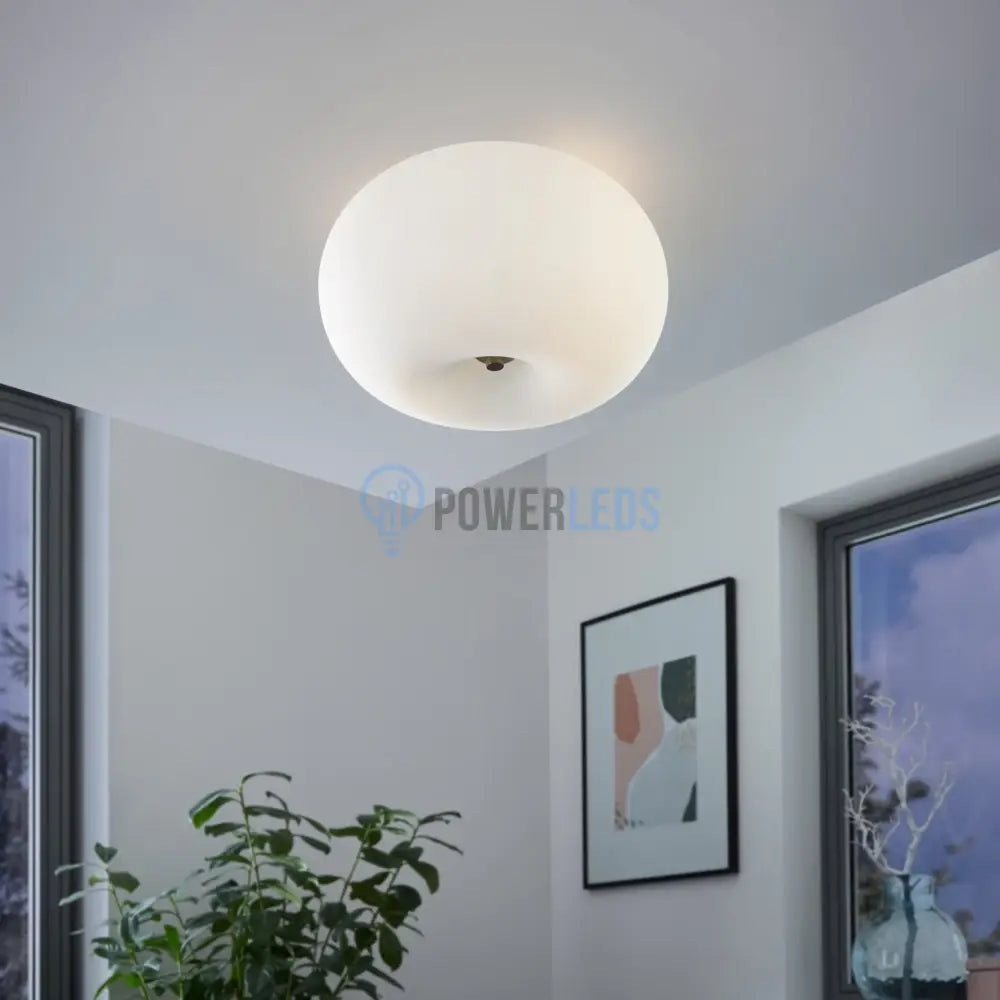 Aplica/Lustra OPTICA White Ø38CM Eglo Lighting Fixtures