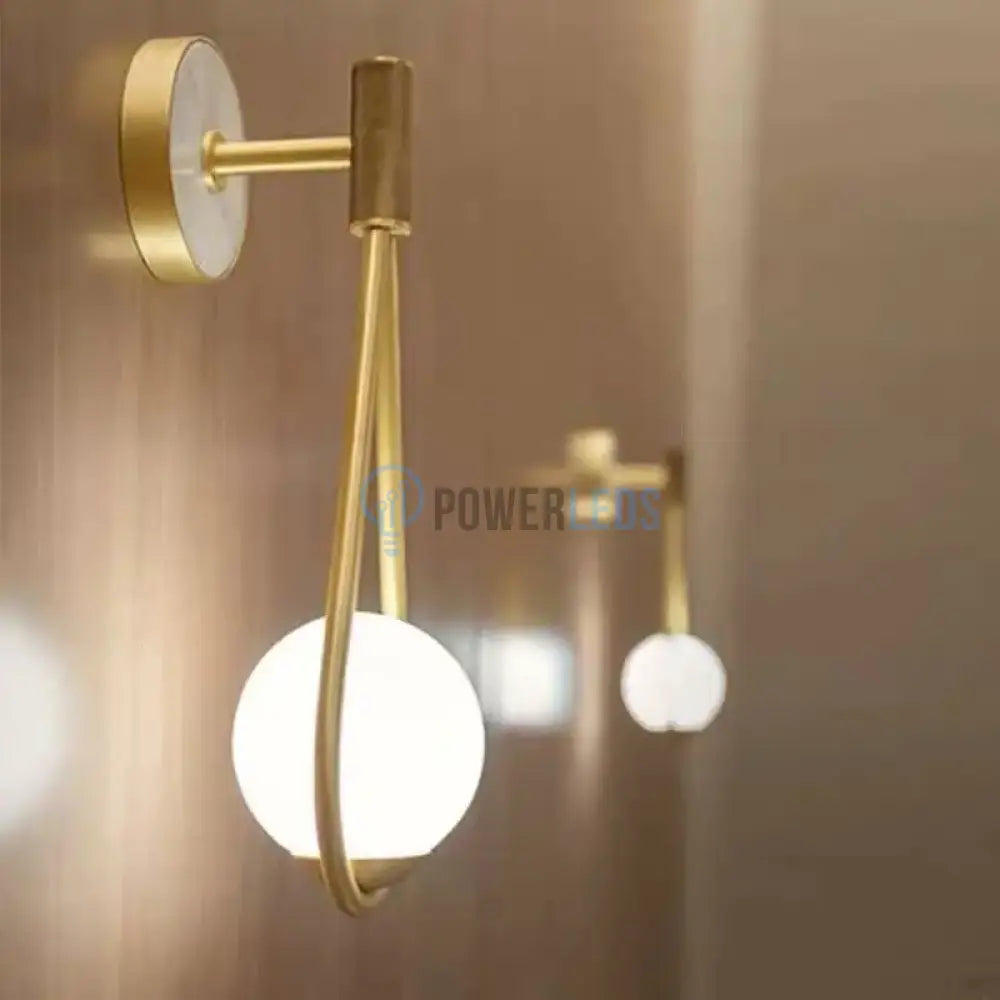 Aplica Nordic Style Tears Gold Wall Light Fixtures