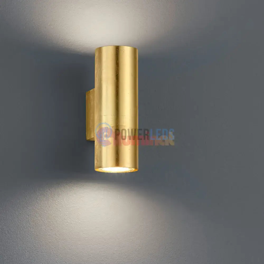 Aplica Perete Cilindrica CLEO 2xGU10 Gold powerleds.ro
