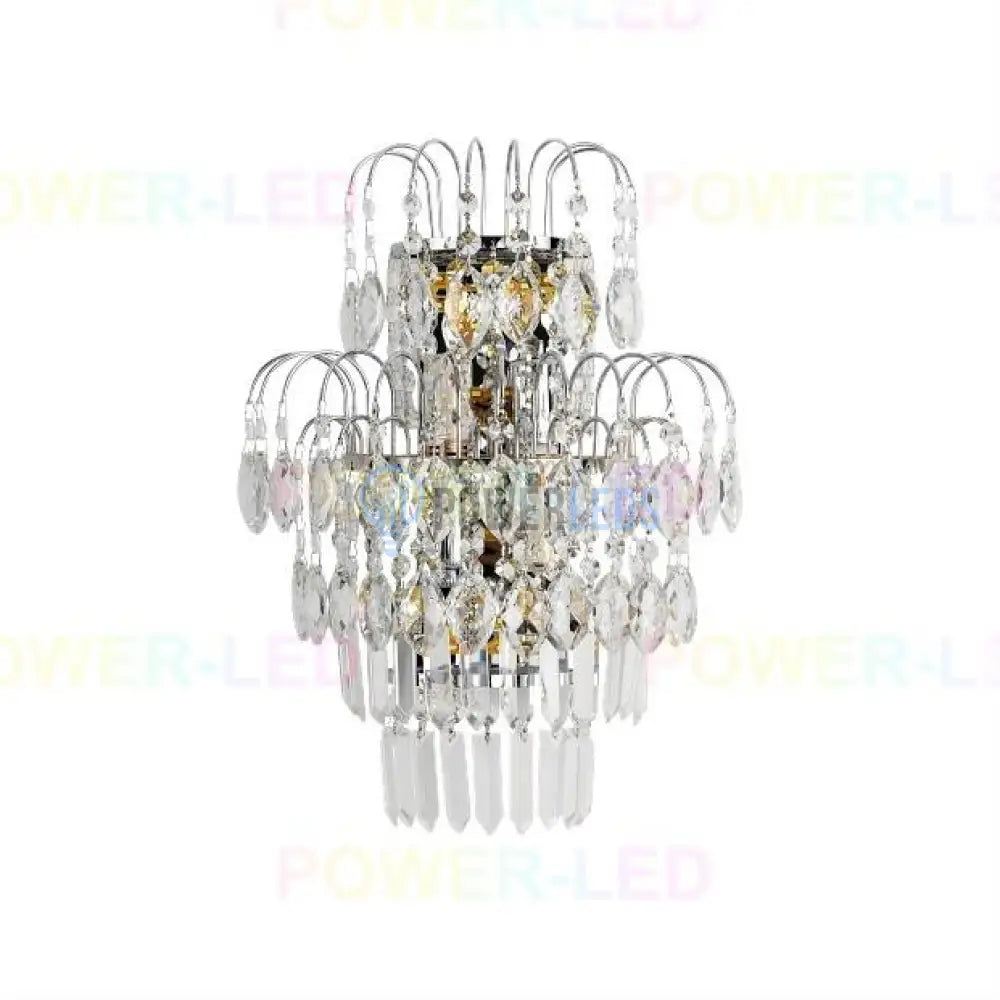 Aplica Perete Cristal April Argintie Wall Light Fixtures