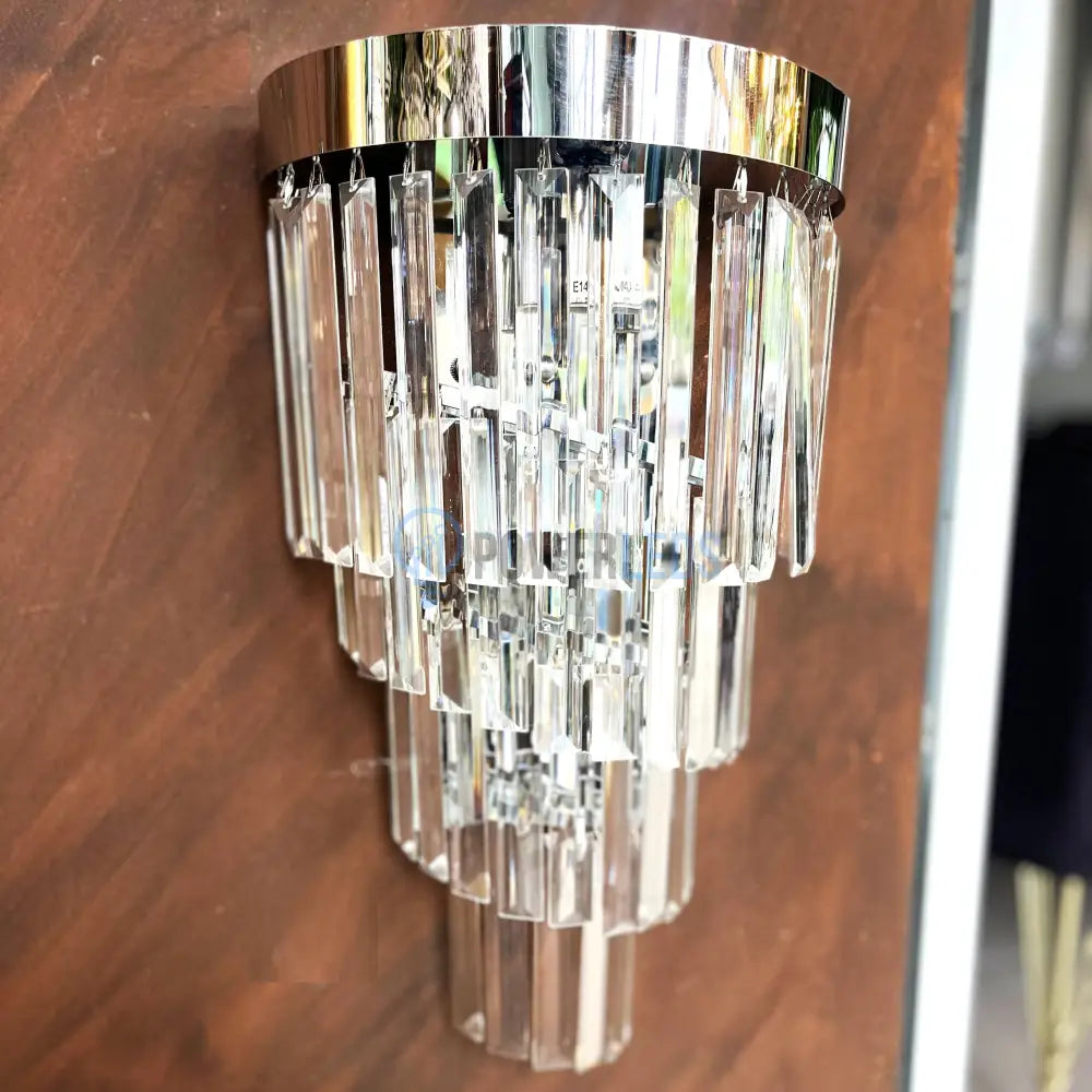 Aplica Perete Cristal Dark Chrome Luxury Wall Light Fixtures