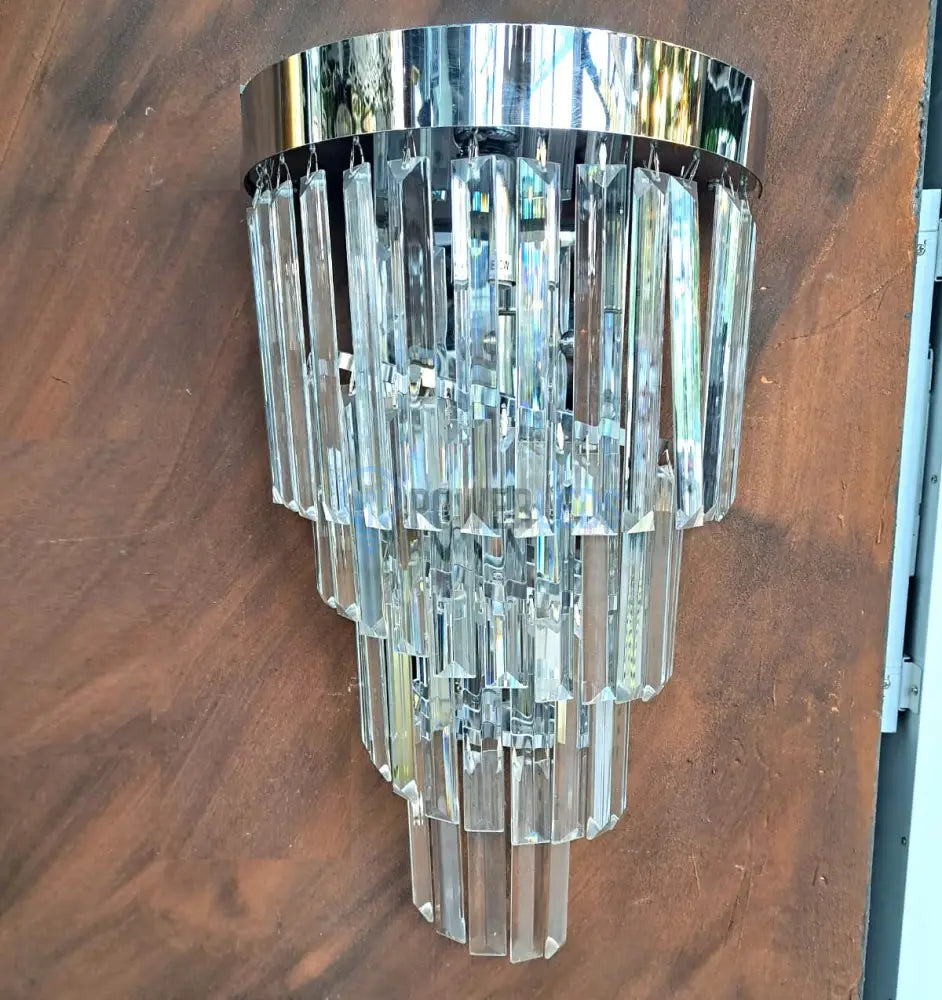 Aplica Perete Cristal Dark Chrome Luxury Wall Light Fixtures