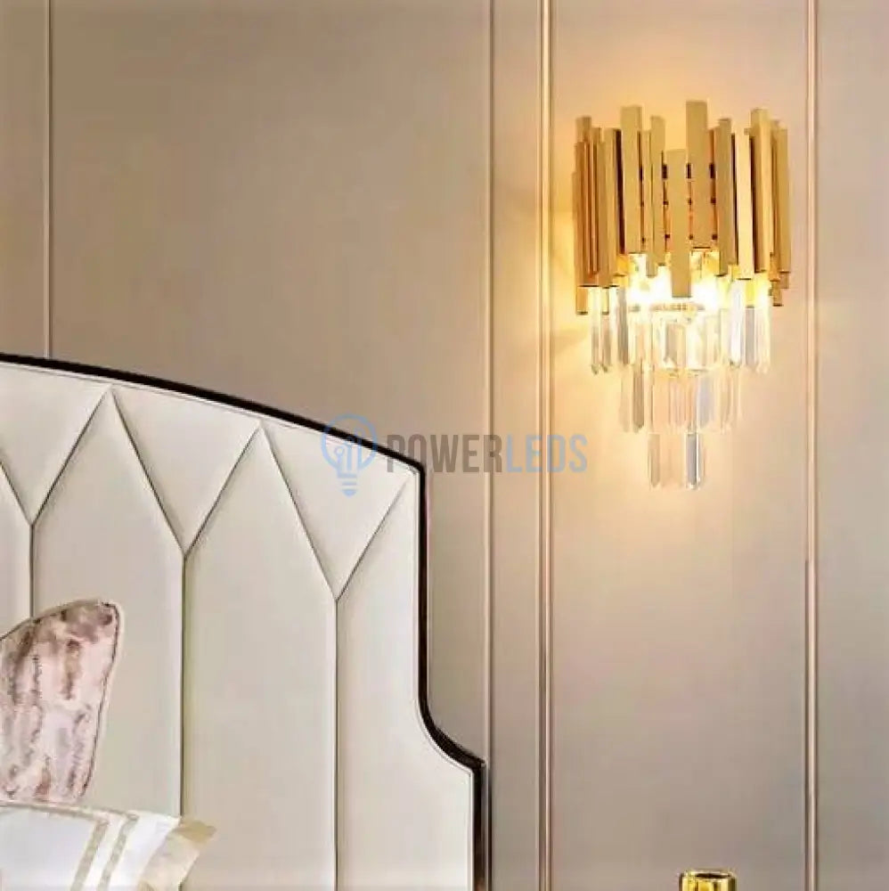 Aplica Perete Cristal Glory Aurie Wall Light Fixtures