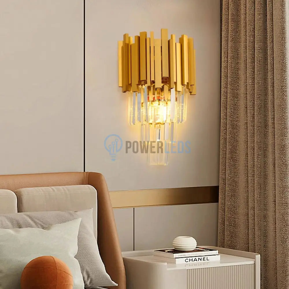 Aplica Perete Cristal Glory Aurie Wall Light Fixtures