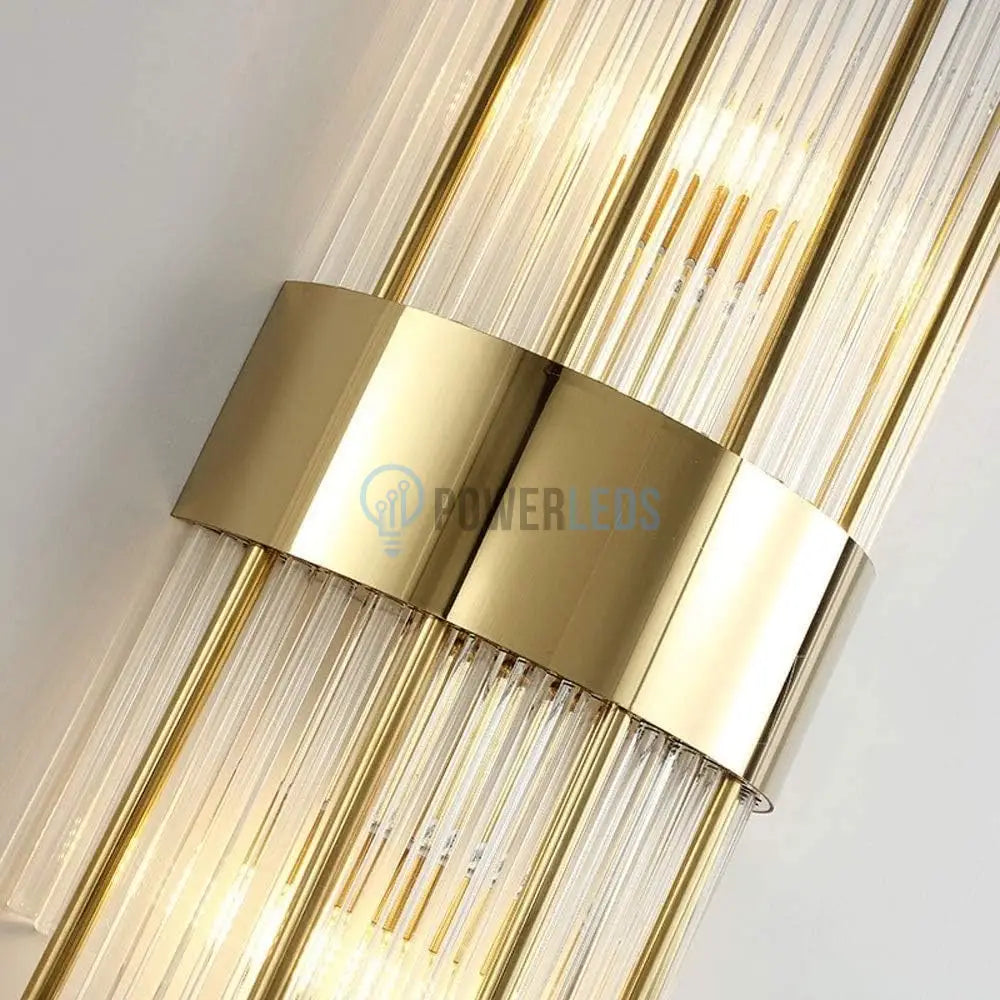 Aplica Perete Cristal Golden CROWN AURIE / CRISTAL / APLICA PERETE Wall Light Fixtures
