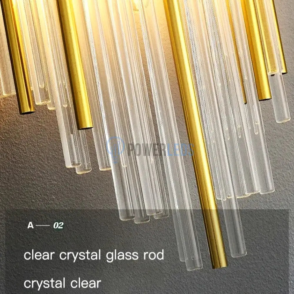 Aplica Perete Cristal Golden CROWN AURIE / CRISTAL / APLICA PERETE Wall Light Fixtures