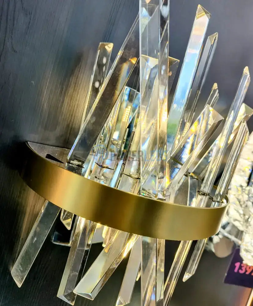 Aplica Perete Cristal Luxury CONSTANTINOPOLE AURIE / CRISTAL Wall Light Fixtures