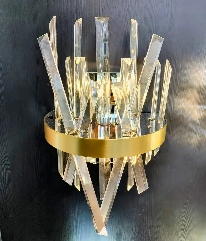Aplica Perete Cristal Luxury CONSTANTINOPOLE AURIE / CRISTAL Wall Light Fixtures