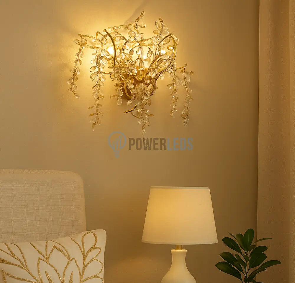 Aplica Perete Cristal Luxury Golden Grapes AURIE / CRISTAL / APLICA PERETE Wall Light Fixtures