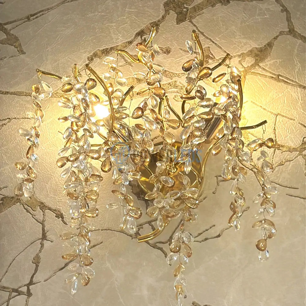 Aplica Perete Cristal Luxury Golden Grapes powerleds.ro
