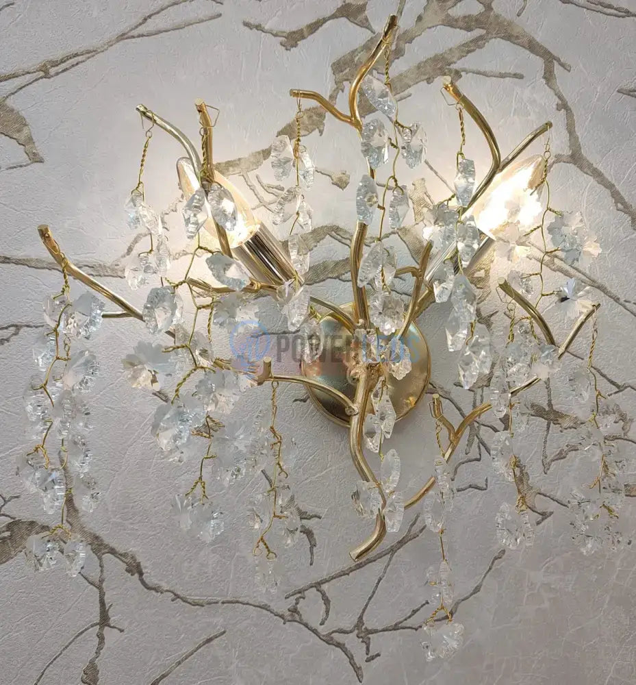 Aplica Perete Cristal Luxury Golden Ravena AURIE / CRISTAL / APLICA PERETE Wall Light Fixtures