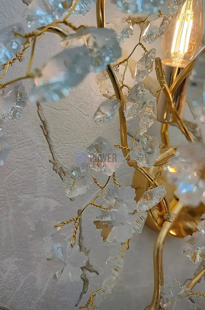 Aplica Perete Cristal Luxury Golden Ravena AURIE / CRISTAL / APLICA PERETE Wall Light Fixtures