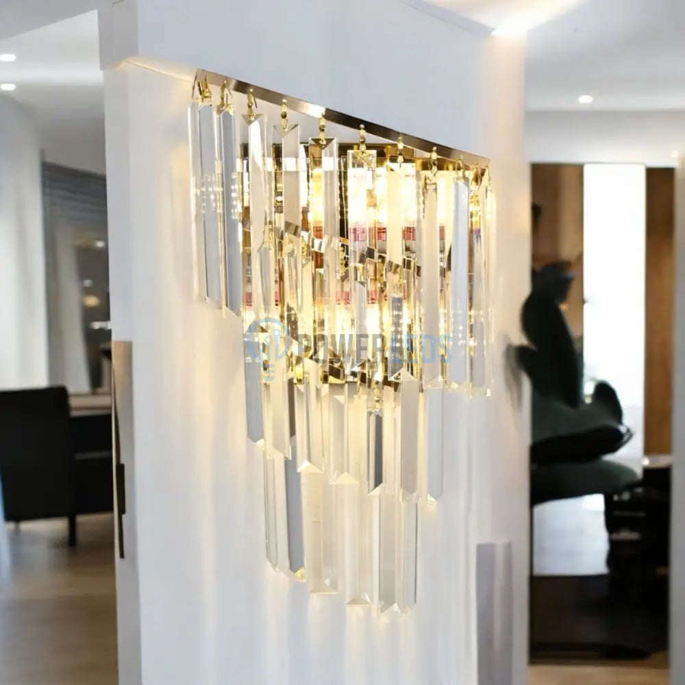 Aplica Perete Cristal Milano Gold Wall Light Fixtures